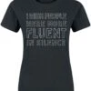 "Fluent In Silence" T-Shirt Schwarz Von Sprüche 1 "Fluent In Silence" T-Shirt Schwarz Von Sprüche -Forbunrs Geschaft 550304a