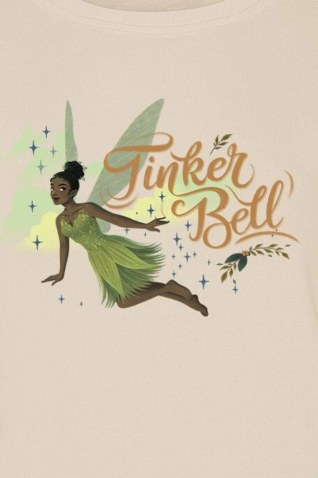 "Peter Pan & Wendy - Flying Tinker Bell" T-Shirt Beige Von Peter Pan 4 "Peter Pan & Wendy - Flying Tinker Bell" T-Shirt Beige Von Peter Pan – Bild 2